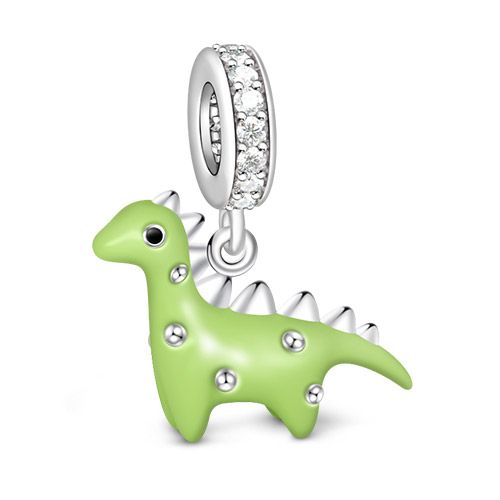 Dinosaur Charm Sterling Silver