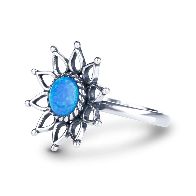 Sunflower Opal Ring