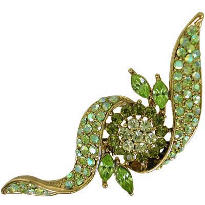 Swarovski Crystal Rhinestone Vintage Brooch