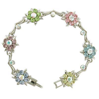 Swarovski Crystal Snow Flake Bracelet Bangle