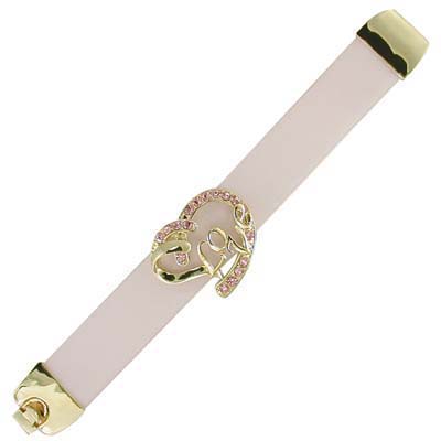 Swarovski Crystal Leather Bracelet Bangle