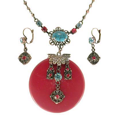 Swarovski Crystal Gemstone Jewelry Set