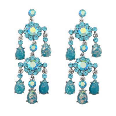 Swarovski Crystal Chandelier Dangling Earrings