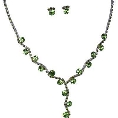 Swarovski Crystal Necklace Earring Jewelry Set