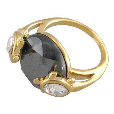 Swarovski Crystal Golden Ring, US size8