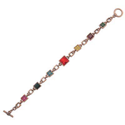 Swarovski Crystal Gemstone Tennis Bracelet