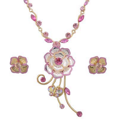 Swarovski Crystal Butterfly Party Jewelry Set