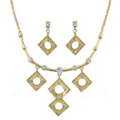 Swarovski Cystal Pendant Party Jewelry Set