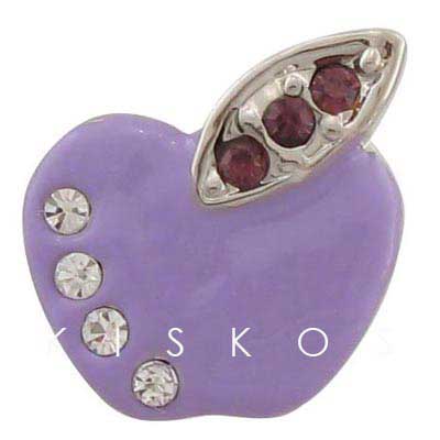 Swarovski Crystal Apple Fruit Pin