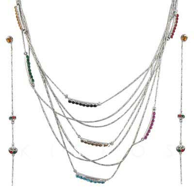 Swarovski Cystal Long Drop Jewelry Set