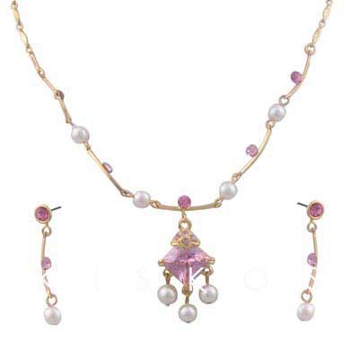 Swarovski Crystal Imitated Pearl Jewelry Set