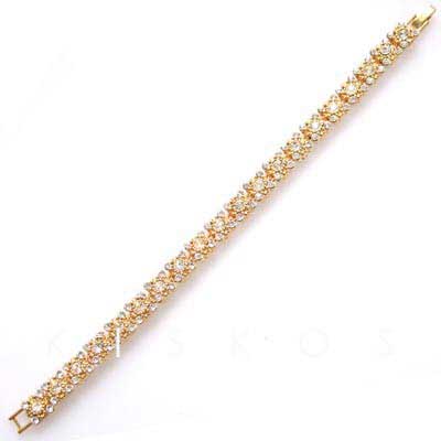 Swarovski Crystal Golden Floral BRACELET