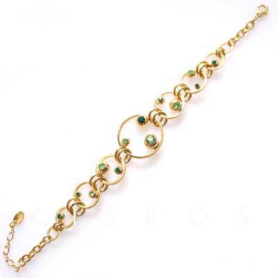 Swarovski Crystal Golden Circle BRACELET