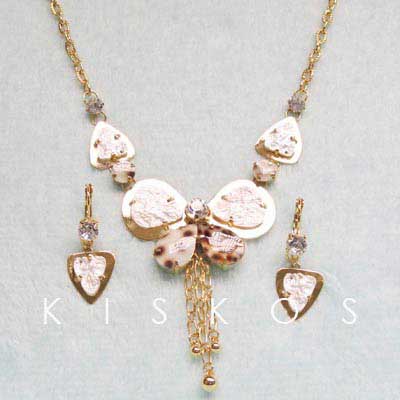 Swarovski Crystal Butterfly Pendant Jewelry Set