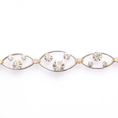 Swarovski Crystal Silvering Circle BRACELET