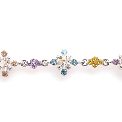 Swarovski Crystal Floral Bracelet Bangle