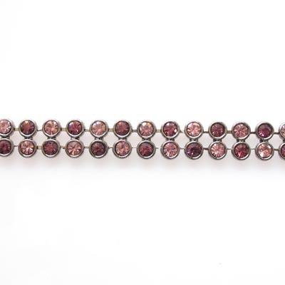 Swarovski Crystal Flower Twin Dot Bracelet