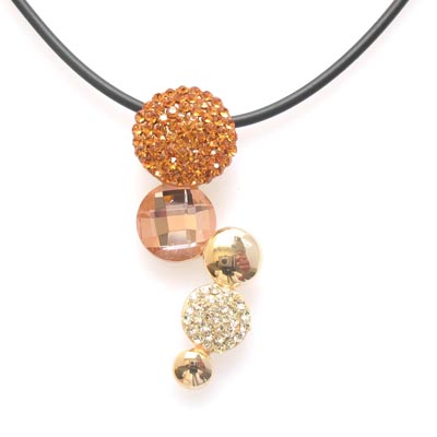 Swarovski Crystal Dot Pendant NECKLACE