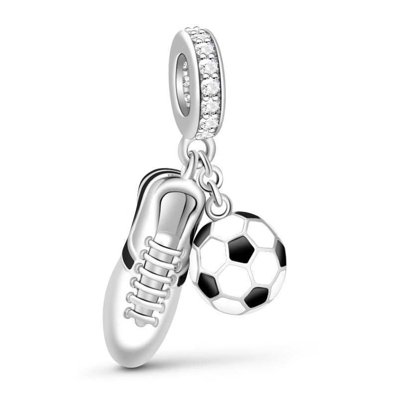 Soccer Charm Sterling Silver