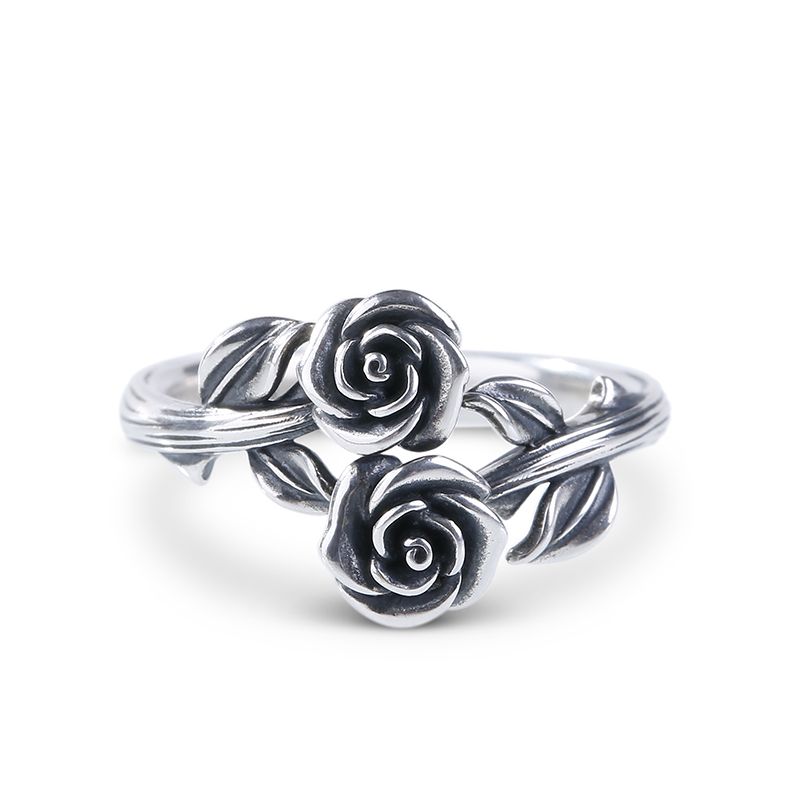 Cross Roses Ring