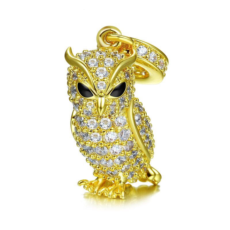 "Guarding You" Owl Sterling Silver Dangle Charm