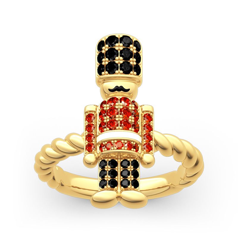 British Royal Guard Inspired Sterling Silver Ring