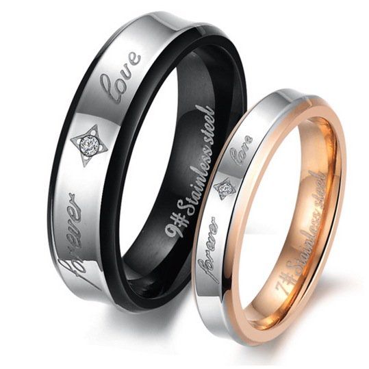 Two Tone Stainless Steel Band Set