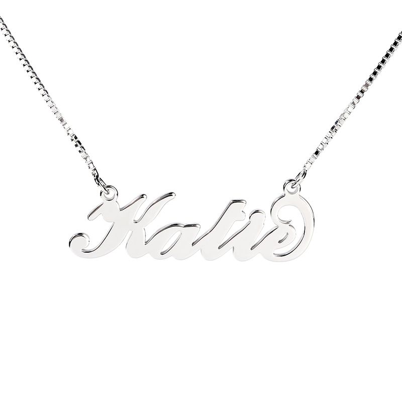 Three Tone Name Necklace