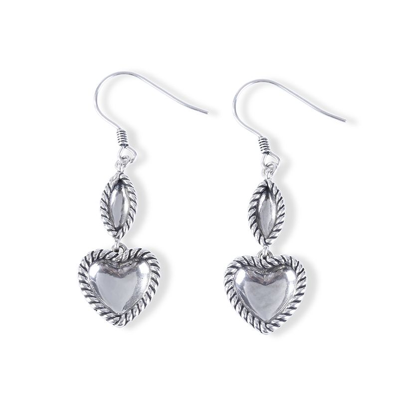 Rope Heart Earrings