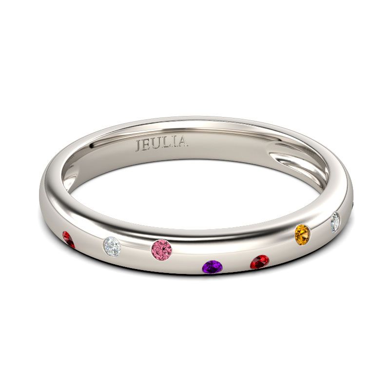 Multicolor Round Cut Women's Band