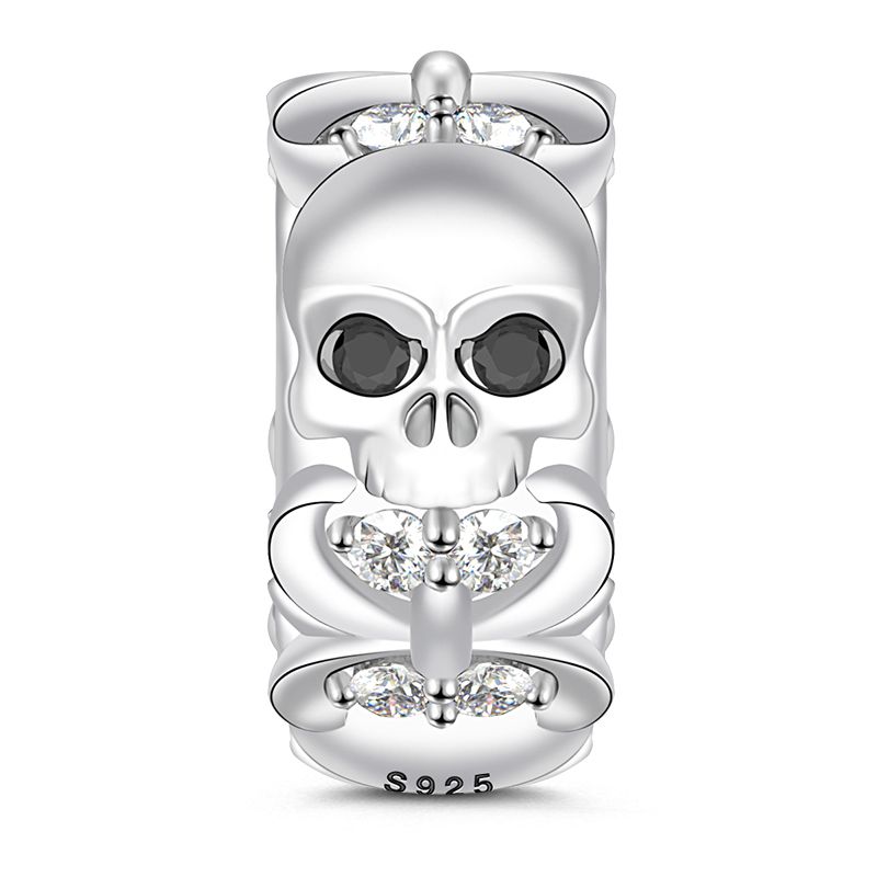 Skull Sterling Silver Charm